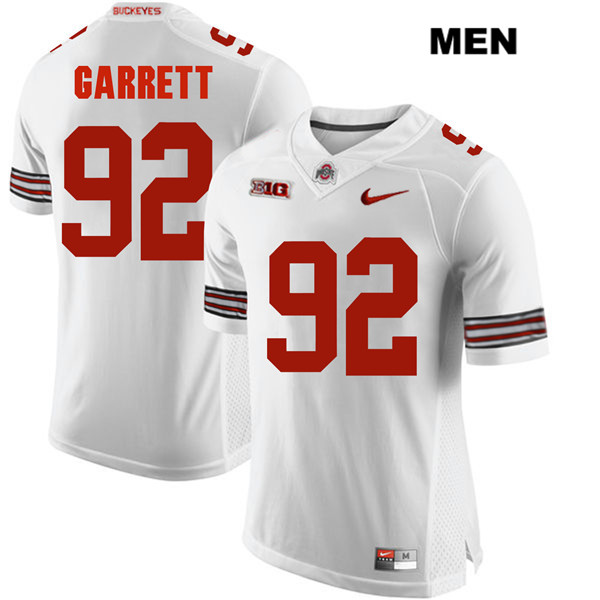 Ohio State Buckeyes Men's Haskell Garrett #92 White Authentic Nike College NCAA Stitched Football Jersey MY19N32ZJ